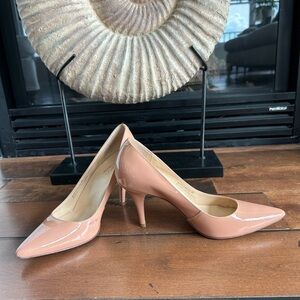 Talbots Soft Rose Pink Patent Leather Pumps - Leather Uppers and Soles